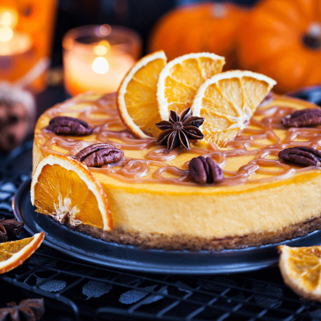 Vkind Holiday Vegan Pumpkin Pie Cheesecake