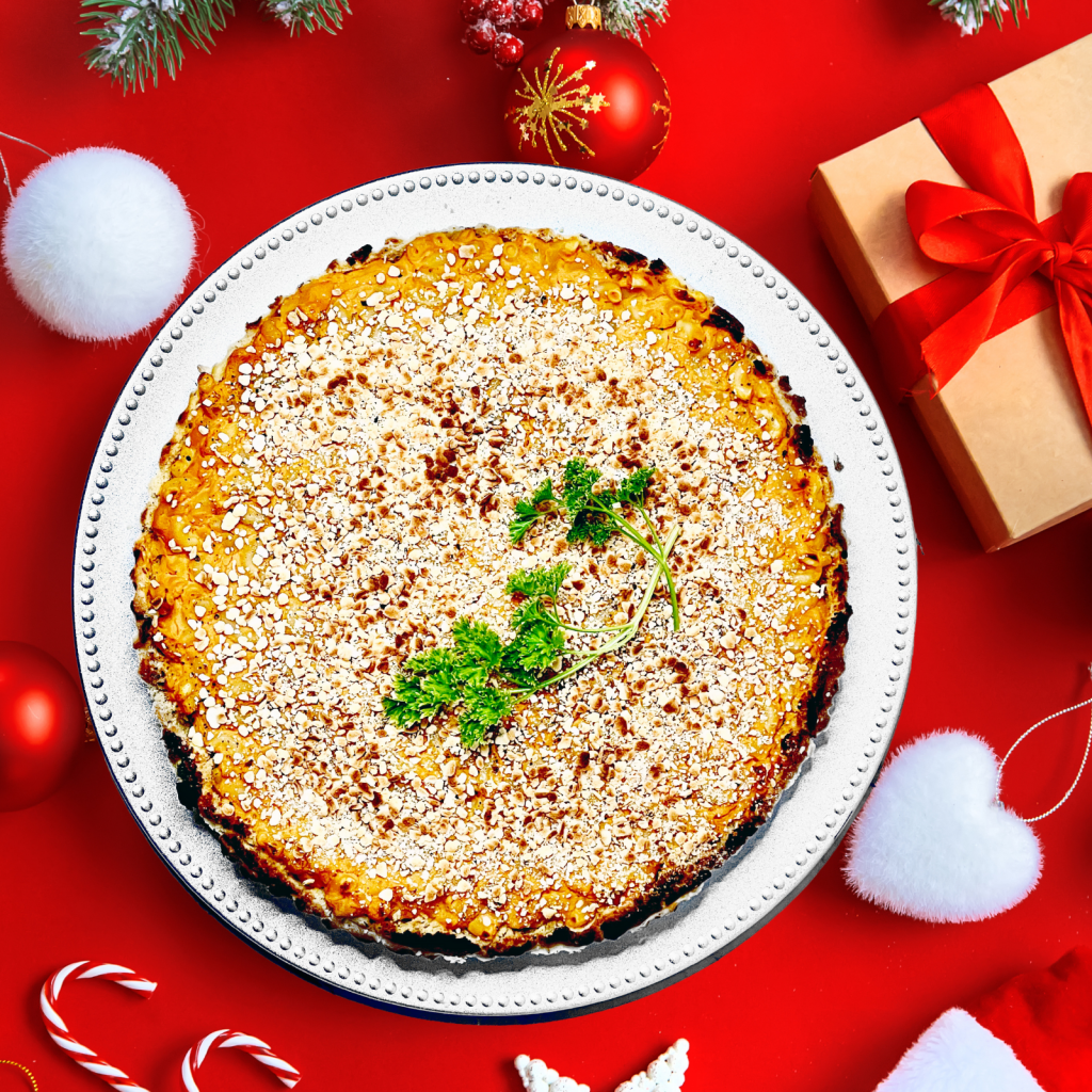 Vkind Holiday Mac & Cheese Pie