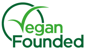 vegan founded logo