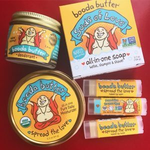 booda organics products natural deodorant pure daily moisturizer all in one soap lip balm trio