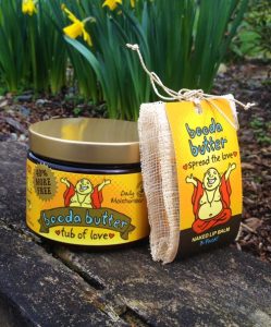 booda organics booda butter daily moisturizer and three pack of naked lip balm