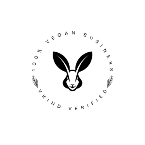 vkind verified badge logo 100 percent vegan business