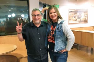 Jeff Harris Plant Power Restaurant with Star Simmons, vkind & vwire CEO