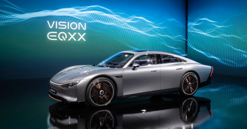 mercedes-benz VISION EQXX electric car