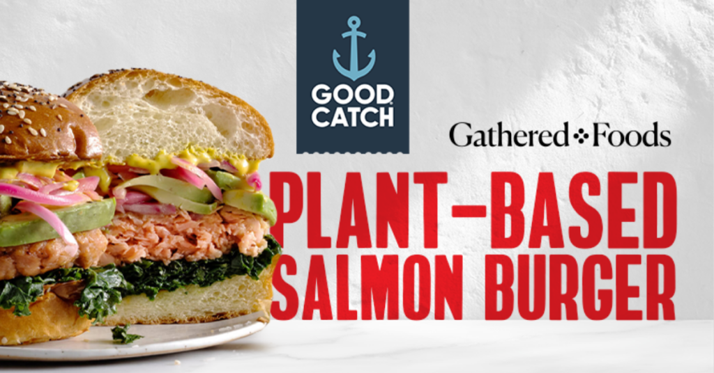 vegan salmon burger by good catch
