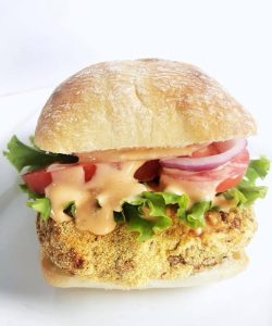 panini with LTO and sauce