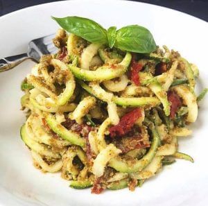 estellas crispy zucchini noodles