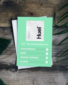huel info card v3.0 the one that started it all convenience taste overall nutrition protein