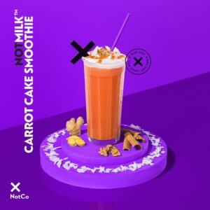 not milk orange carrot cake smoothie