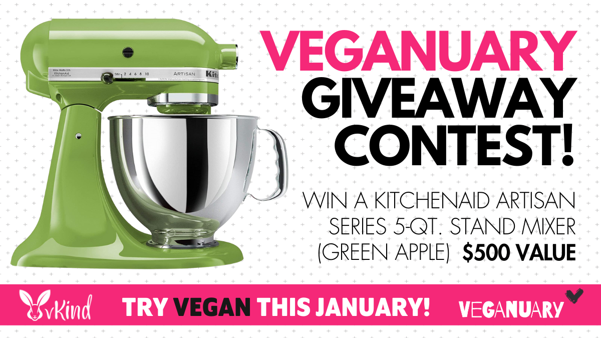 2020 Veganuary Giveaway Contest win a $500 Mixer