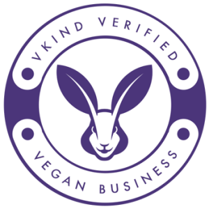 vkind verified vegan business badge purple