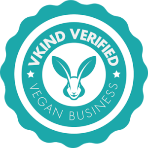 vkind verified vegan business badge teal