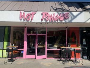 Hot tongue pizza shopfront