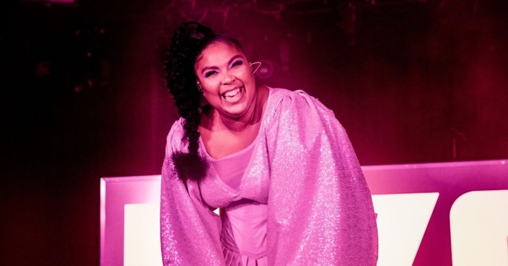 Lizzo on stage