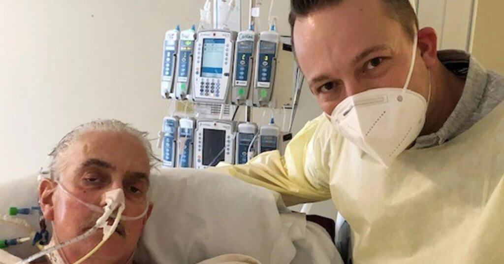 Pig Heart Transplant Recipient