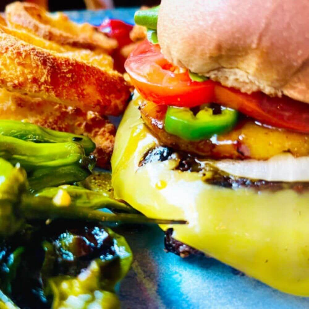 Teriyaki Pineapple Burger