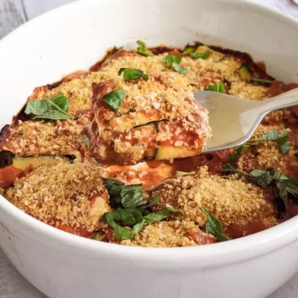 Zucchini Vegan Ricotta Ravioli