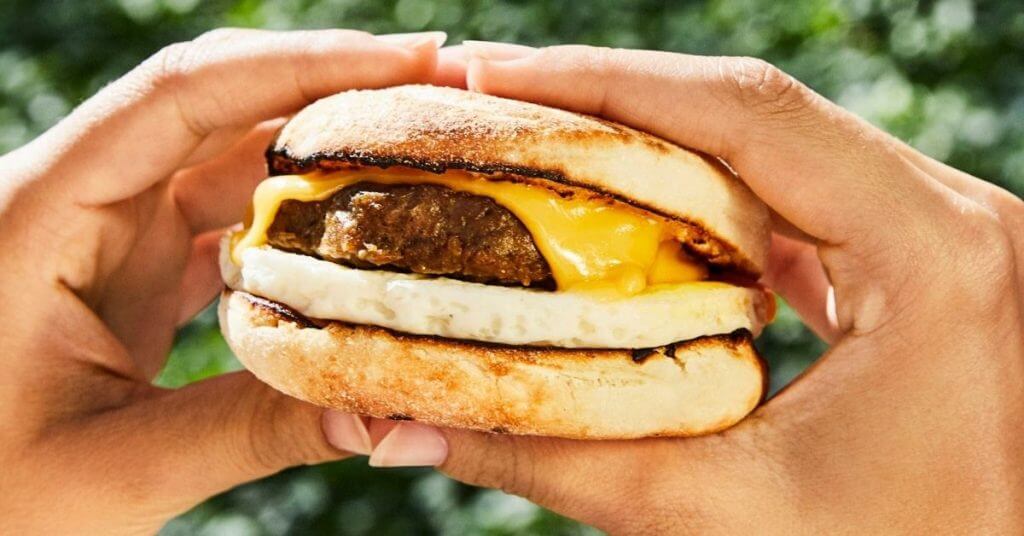 Dunkin' Donuts Beyond Meat Sandwich