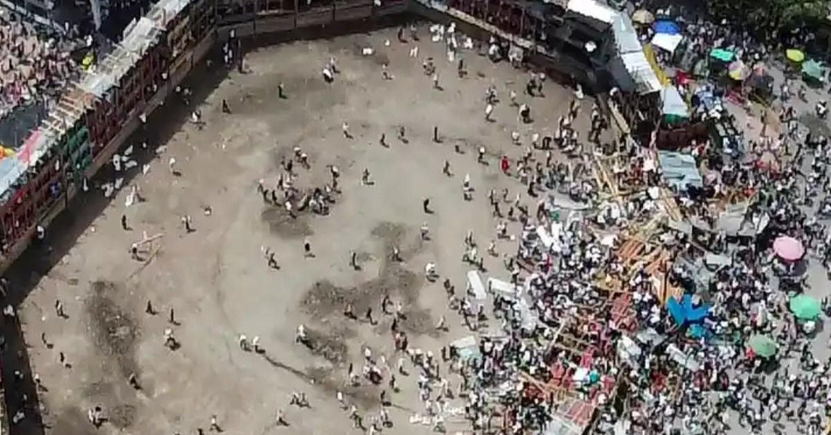 Bullfighting Arena Collapses