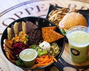 Copper Branch Bowl and Drink