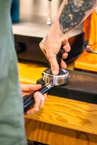 Fern Cafe & Bakery Making Coffee