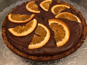 Blissful Belly Whole Food Co Chocolate Orange Ganache Pie