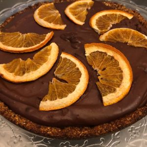 Blissful Belly Whole Food Co Chocolate Orange Ganache Pie