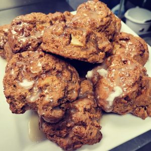 Rooted Plant-Based Eating Apple Fritters