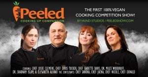 The first vegan cooking competition TV show peeled