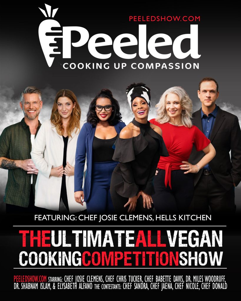 Peeled vegan cooking competition show by vkind