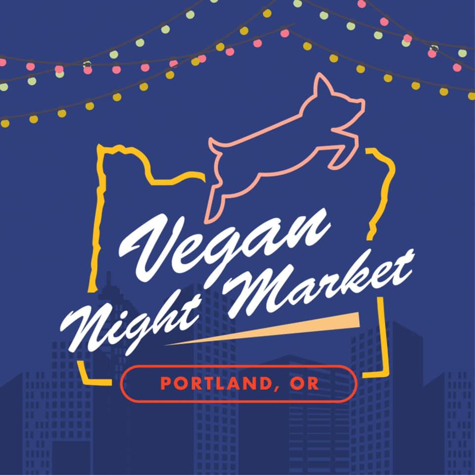 Vegan Night Market Portland Logo