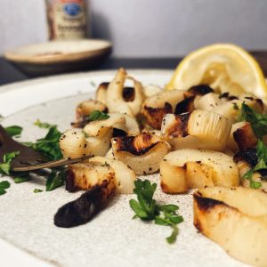 Fried Hearts of Palm