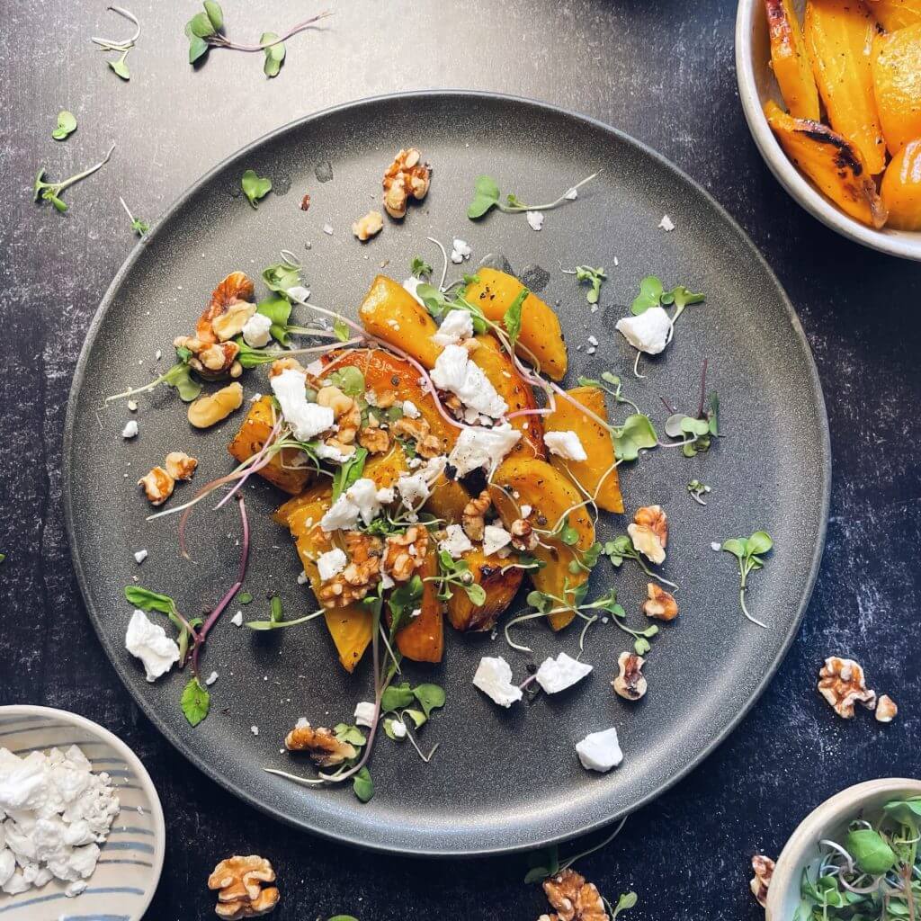 Roasted Golden Beet Salad