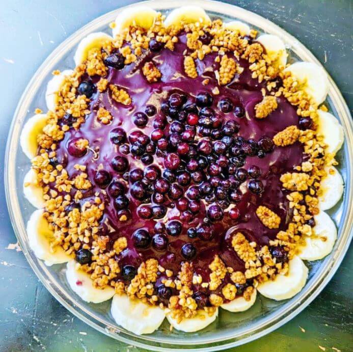 Blueberry Banana Pie