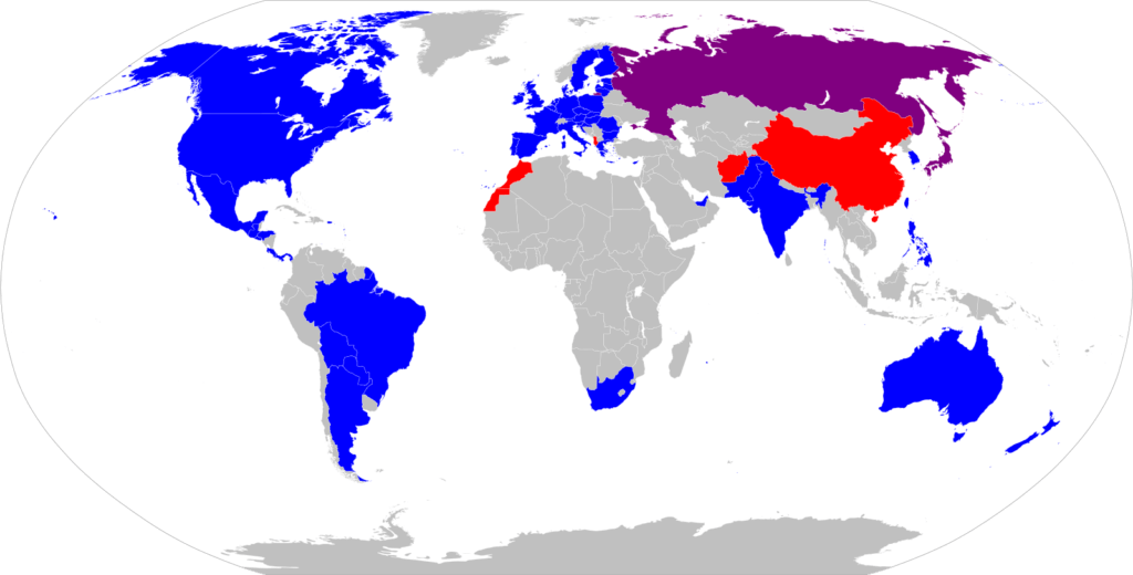 Dog Fighting Laws World Map