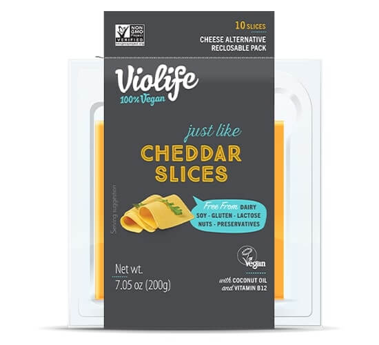 Violife Cheddar Cheese Slices
