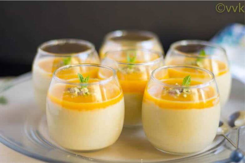 Vegan Mango Mousse with Coconut Cool Whip