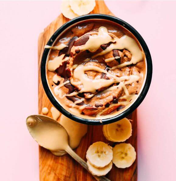 Tahini Banana Soft Serve