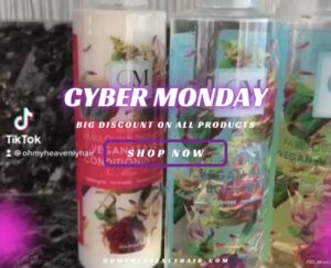 cyber monday ad oh my heavenly hair products