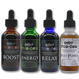 sporgy myco-dose micro dose tinctures for boost energy relax and poly power