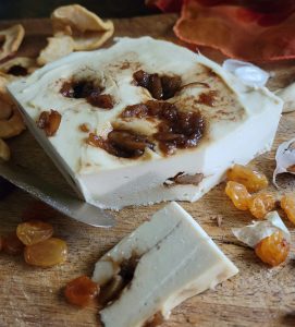vegan cheese with raisins