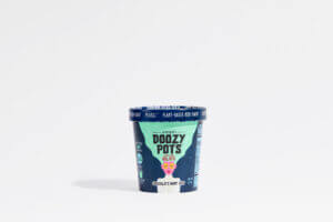 Doozy Pots gelato non dairy plant based swirl package chocolate mint chip flavor