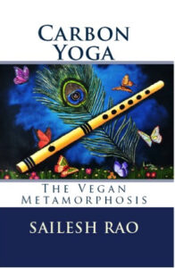 carbon yoga logo the vegan metamorphosis sailesh rao flute butterflies peacock feather