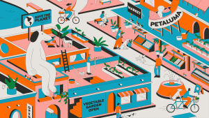 Petaluma vegan dog food concept art