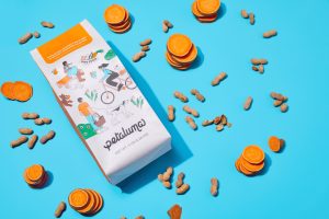 Roasted peanut butter sweet potato dog food